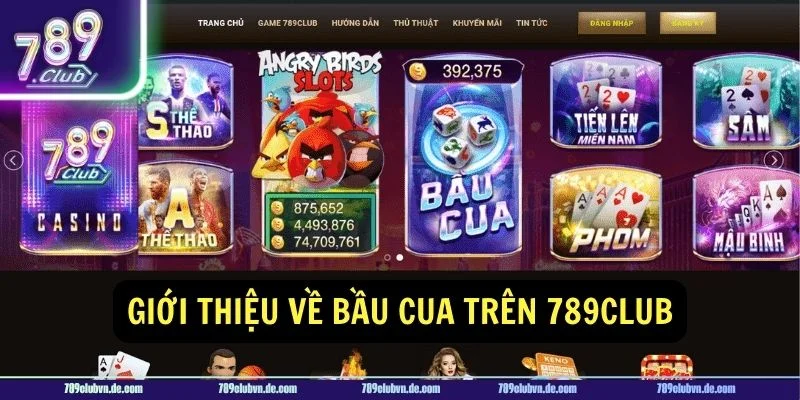 Bầu cua mini là sảnh chơi mới tại cổng cược 789CLUB. 